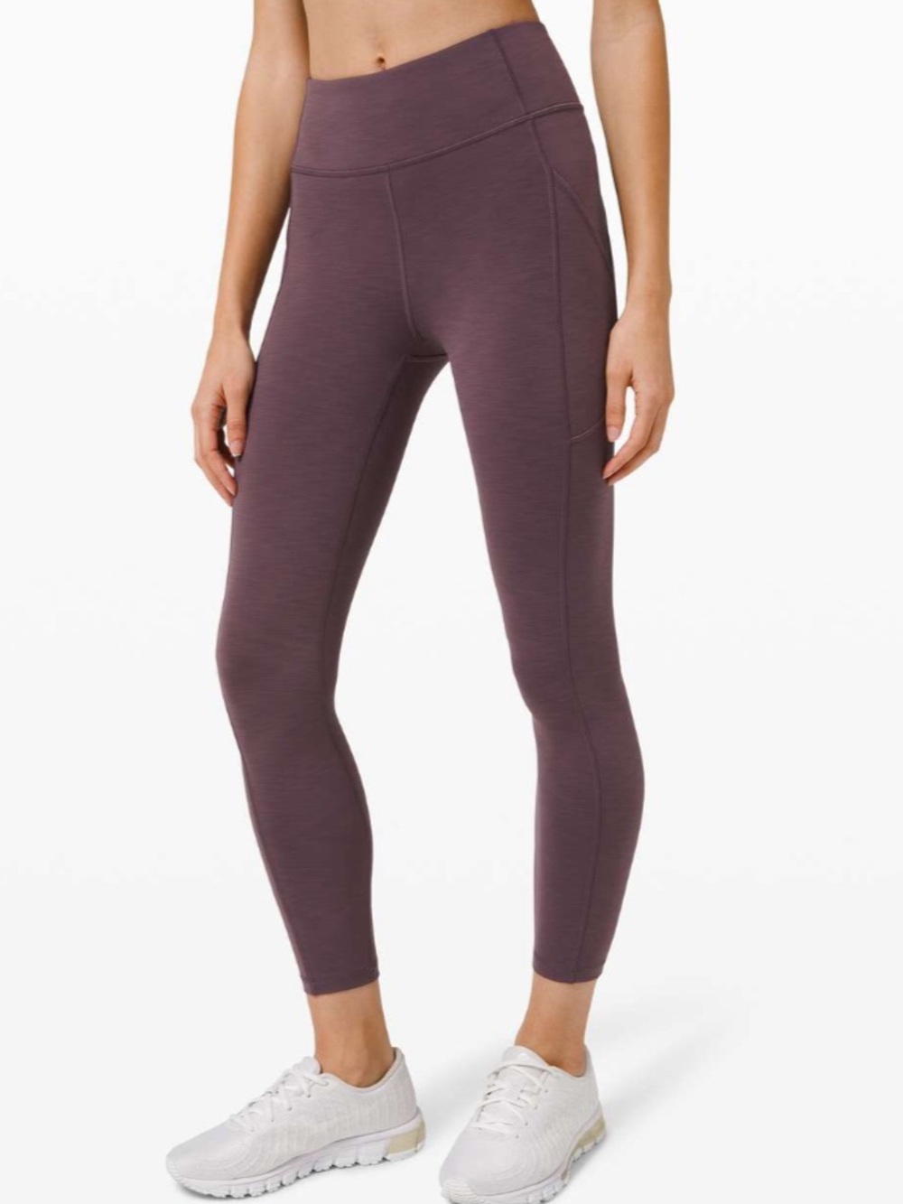 Lululemon Invigorate High-Rise
Tight in Heathered Black Currant